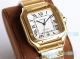 Swiss Grade Replica Cartier Santos Yellow Gold White Dial Watch (2)_th.jpg